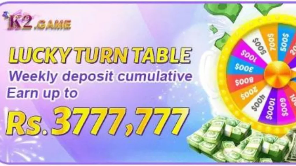 K2 Game Lucky winner rewards